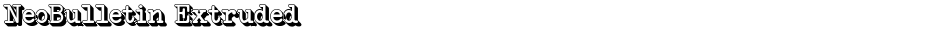 NeoBulletin ExtrudedDemo
