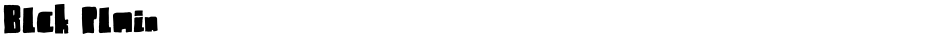 Blck PlainDemo