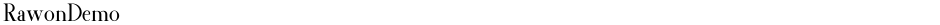 RawonDemoDemo