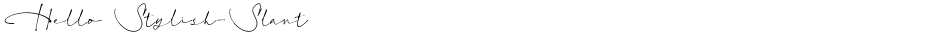 Hello Stylish-SlantDemo