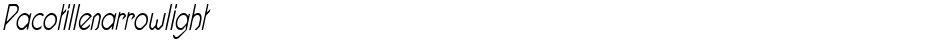 PacotillenarrowlightDemo