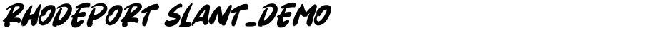 Rhodeport Slant_DEMODemo