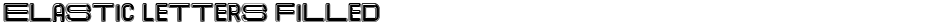 Elastic Letters FilledDemo