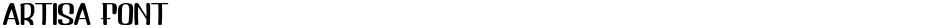 Artisa FontDemo