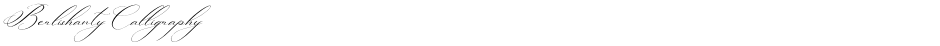 Berlishanty CalligraphyDemo
