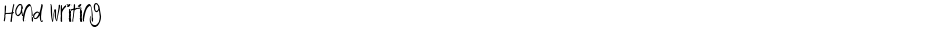Hand WritingDemo