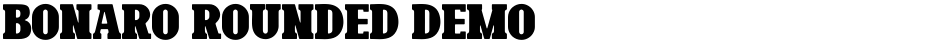 Bonaro Rounded DemoDemo