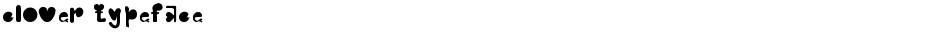 clover typefaceDemo
