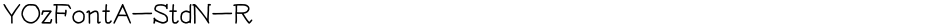 YOzFontA-StdN-RDemo