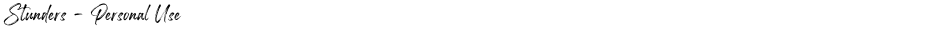Stunders - Personal UseDemo