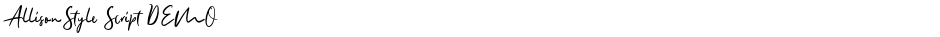 AllisonStyle Script DEMODemo