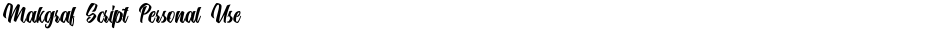 Makgraf Script Personal UseDemo