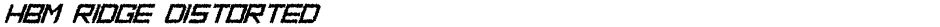 HBM Ridge DistortedDemo