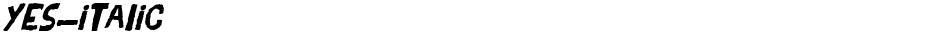 YES_italicDemo