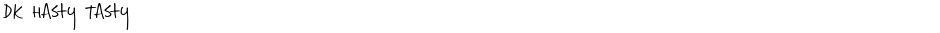 DK Hasty TastyDemo