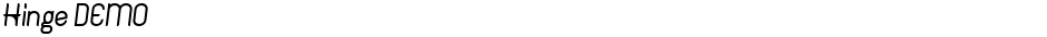 Hinge DEMODemo