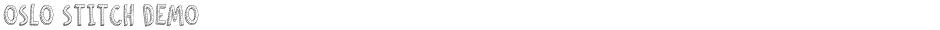 Oslo Stitch DEMODemo