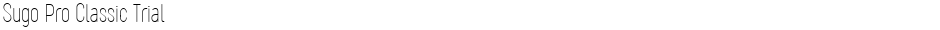Sugo Pro Classic TrialDemo