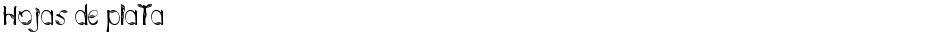 Hojas de plataDemo