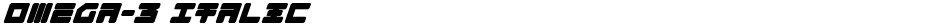 Omega-3 ItalicDemo