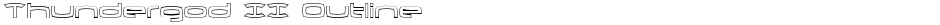 Thundergod II OutlineDemo