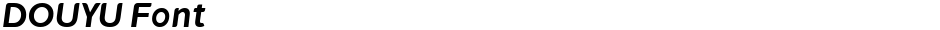 DOUYU FontDemo