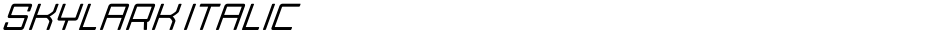 Skylark ItalicDemo