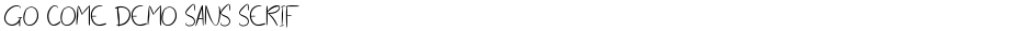 Go Come Demo Sans SerifDemo