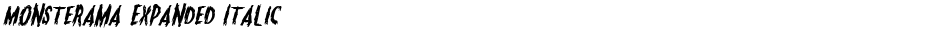 Monsterama Expanded ItalicDemo