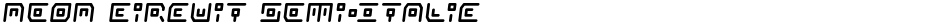 Neon Circuit Semi-ItalicDemo