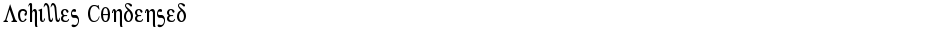 Achilles CondensedDemo