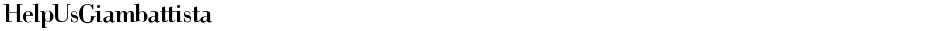 HelpUsGiambattistaDemo