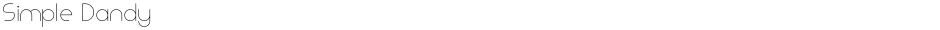 Simple DandyDemo