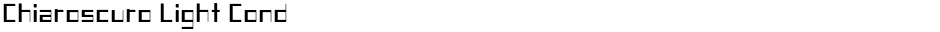 Chiaroscuro Light CondDemo