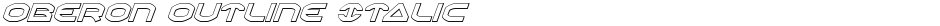 Oberon Outline ItalicDemo