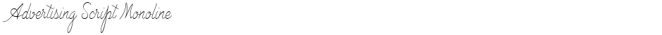 Advertising Script MonolineDemo