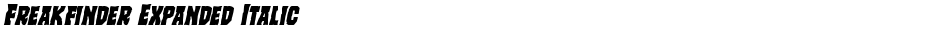 Freakfinder Expanded ItalicDemo