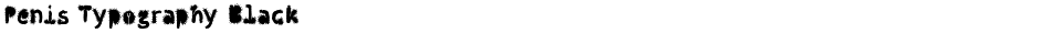 Penis Typography BlackDemo