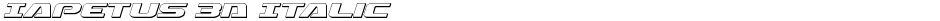 Iapetus 3D ItalicDemo