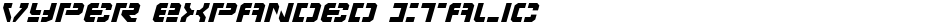 Vyper Expanded ItalicDemo
