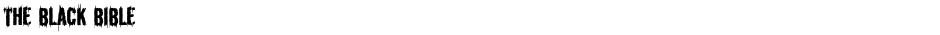 The Black BibleDemo