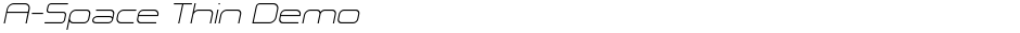A-Space Thin DemoDemo