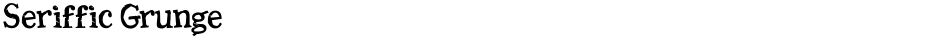 Seriffic GrungeDemo