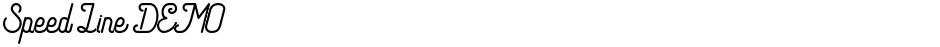 Speed Line DEMODemo