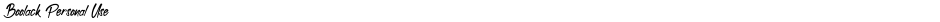 Boolack Personal UseDemo