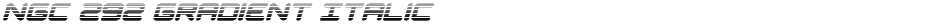 NGC 292 Gradient ItalicDemo