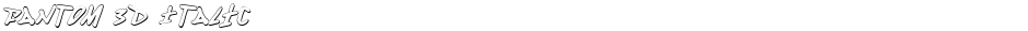 Fantom 3D ItalicDemo