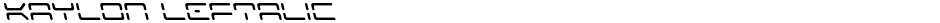 Kaylon LeftalicDemo