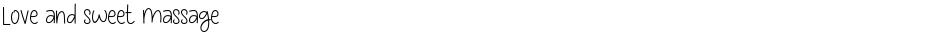 Love and sweet massageDemo