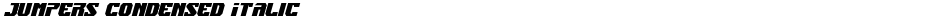 Jumpers Condensed ItalicDemo
